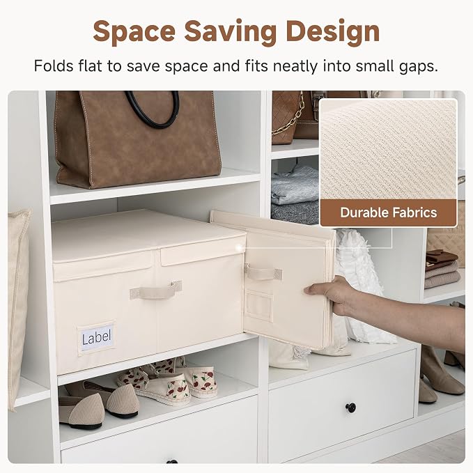 StorageWorks 55L Extra Large Fabric Storage Bins - Image 7