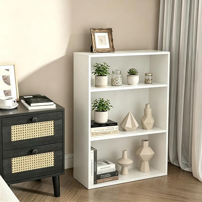 HealSmart 3 Tier Bookcase, Industrial 3 Book Shelf, 9.2" D x 23.8" W x 31.5" H - Image 7