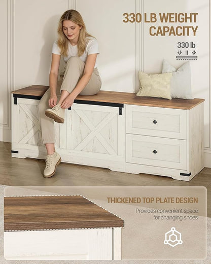 Hzuaneri 59" Storage Bench - Image 7
