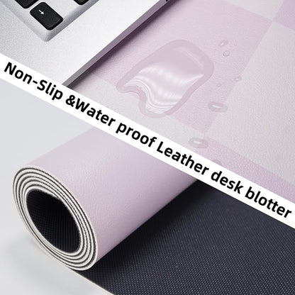 Non-Slip Desk Pad, Mouse Pad, Waterproof PU Leather Desk Protector, Large Desk - Image 3