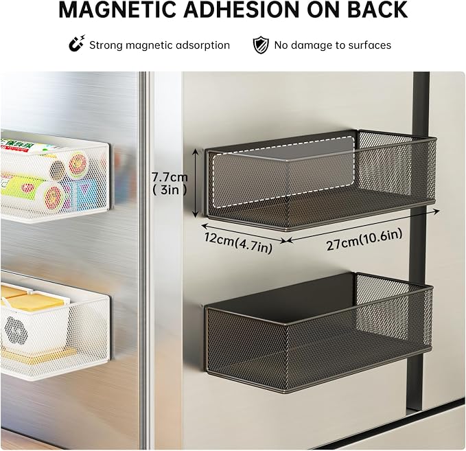 Magnetic Shelf for Washing Machine, Washer Dryer Shelf, Magnetic Lint Bin for - Image 4