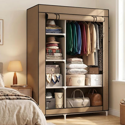 Calmootey Portable Closet Organizer, Space-Saving Storage System - Image 2