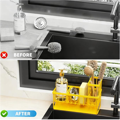 Cisily Yellow Sink Caddy Organzier - Image 5