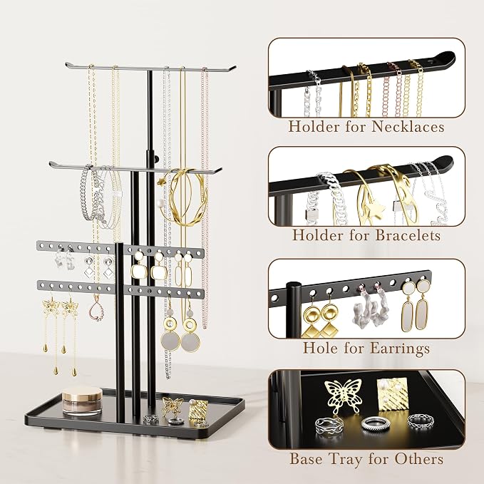 Jewelry Holder Organizer Stand - Image 3