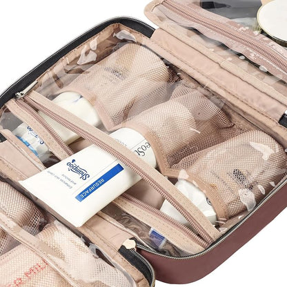 NISHEL Travel Toiletry Bag for women, Portable Hanging Organizer for - Image 6