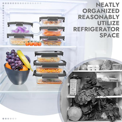 10-Pack Glass Food Storage Containers - Image 8