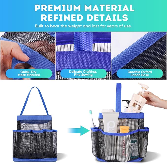 EUDELE Mesh Shower Caddy Portable - Image 3