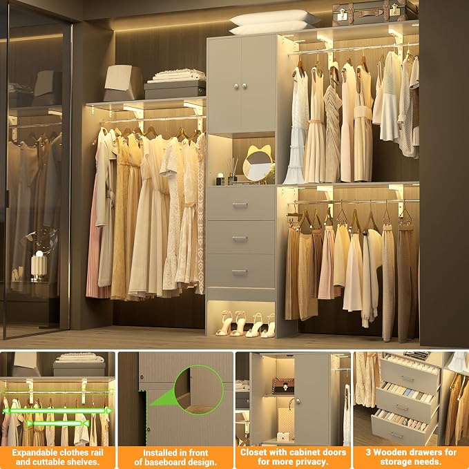 Armocity 96 Inches Closet System - Image 2