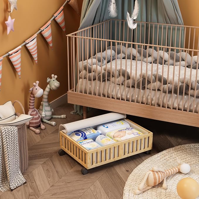 Bamboo Under Bed Storage Containers - Image 6
