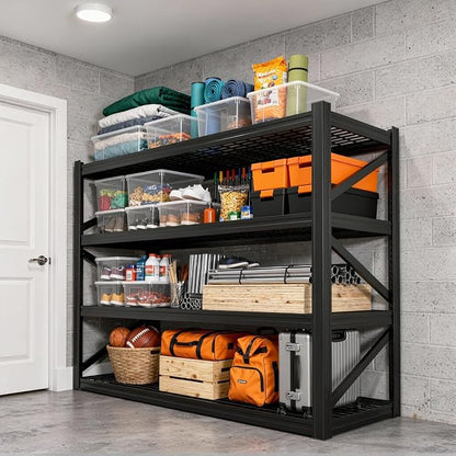 8000 LBS Heavy Duty Garage Shelving, Adjustable Steel Shelving Unit Holds 2000 - Image 7