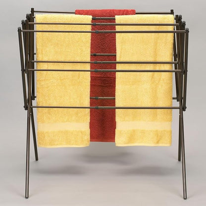 Household Essentials 5175 Collapsible Expandable Metal Clothes Drying Rack - Image 4