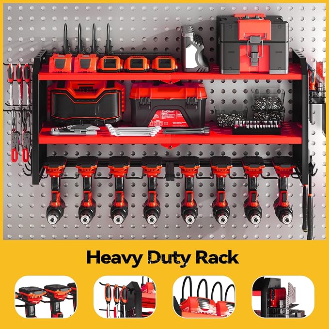 SOYEEZE Large Power Tool Organizer Wall Mount - Image 6