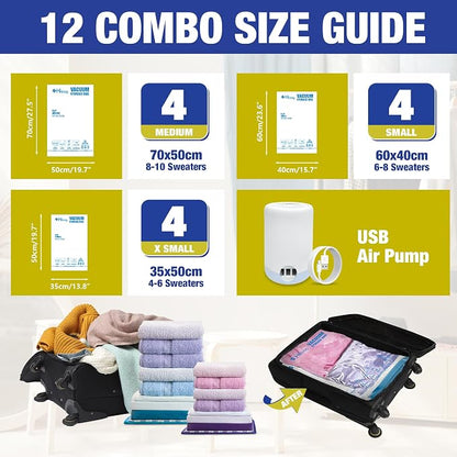 HIBAG Travel Vacuum Bags with Electric Pump - Image 2