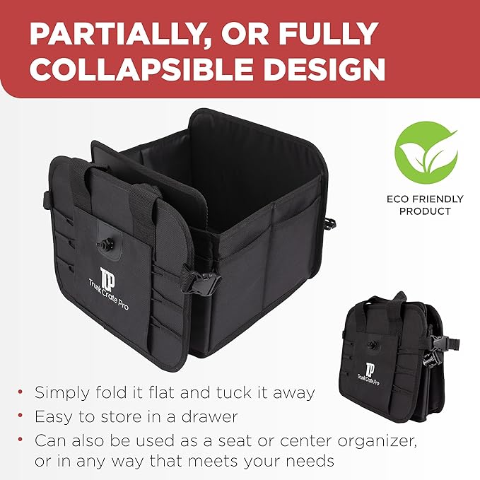 TRUNKCRATEPRO Car Organizers and Storage Premium Adjustable Multi Compartments - Image 7