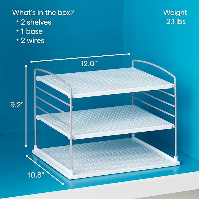 YouCopia UpSpace Cabinet Box Organizer, Adjustable Kitchen and Pantry Shelf - Image 4