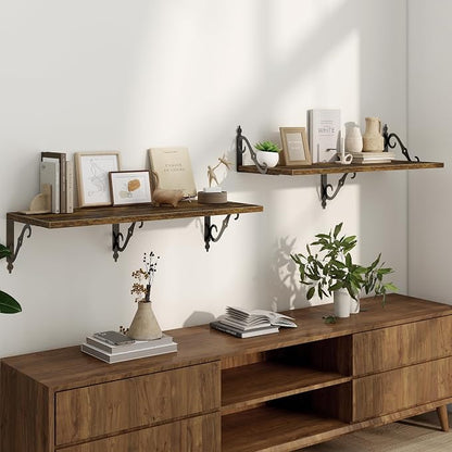 Deep Floating Shelves for Wall, 12 Inch Deep Floating Shelf - Image 2