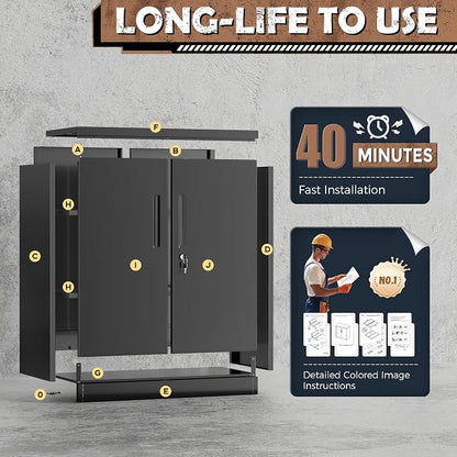 INTERGREAT Steel Storage Cabinet - Image 6