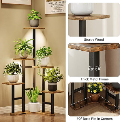 Yzosvki Corner Plant Stand Indoor - Image 5