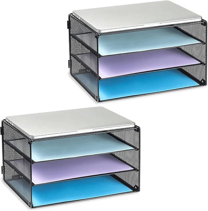 DALTACK 3 Tier Letter Tray Paper Organizer by DALTACK