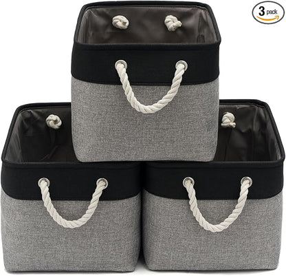 15x11x10 In Foldable Fabric Large Storage Bins by VQRTEXAStorageBasket