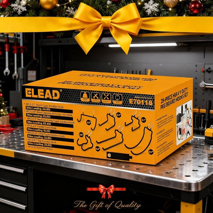 ELEAD 28-Piece Pegboard Hooks - Image 9