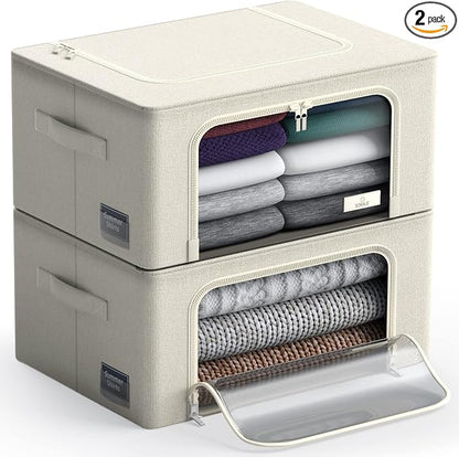 Sorbus Storage Bins with Metal Frame by Sorbus