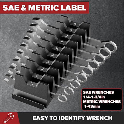 40PCS Modular Wrench Organizer Wrench Holder - Image 2