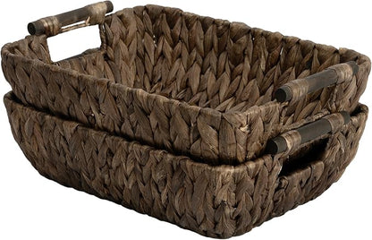 StorageWorks Wicker Baskets for Organizing, Woven Basket by StorageWorks