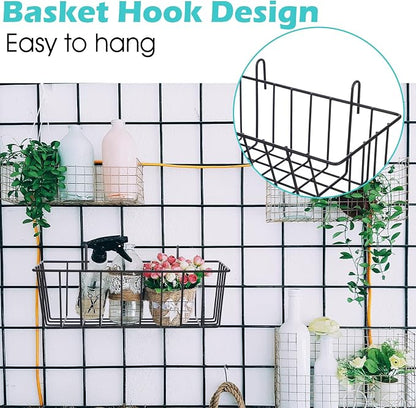 10 PCS Hanging Wire Baskets for Organizing - Image 4