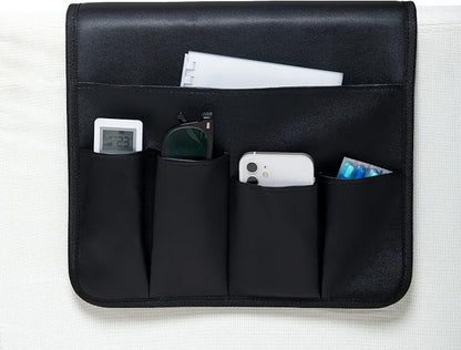 PU Leather Sofa Armrest Organizer, Armchair Magazine Holders, Waterproof Remote - Image 6