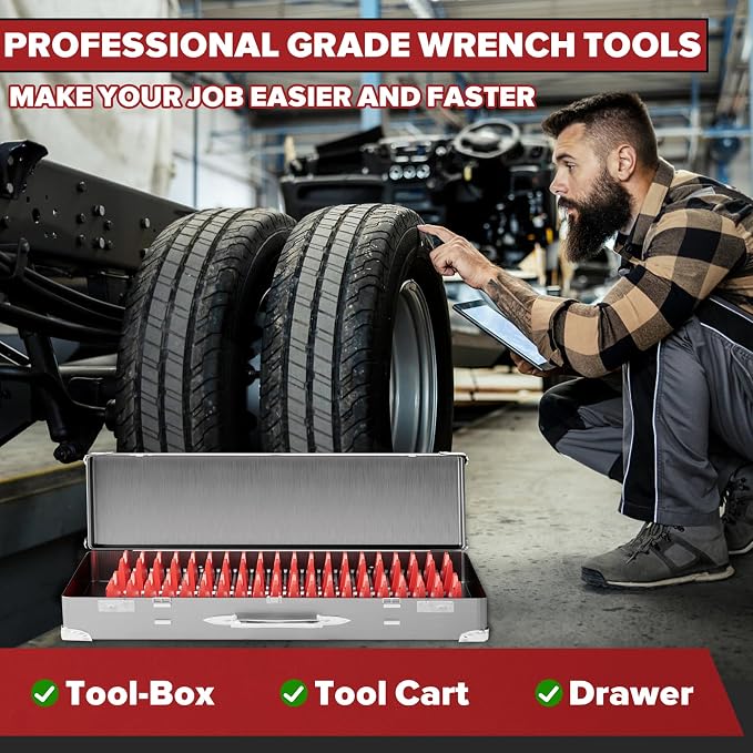 40PCS Magnetic Wrench Organizer Holder - Image 9