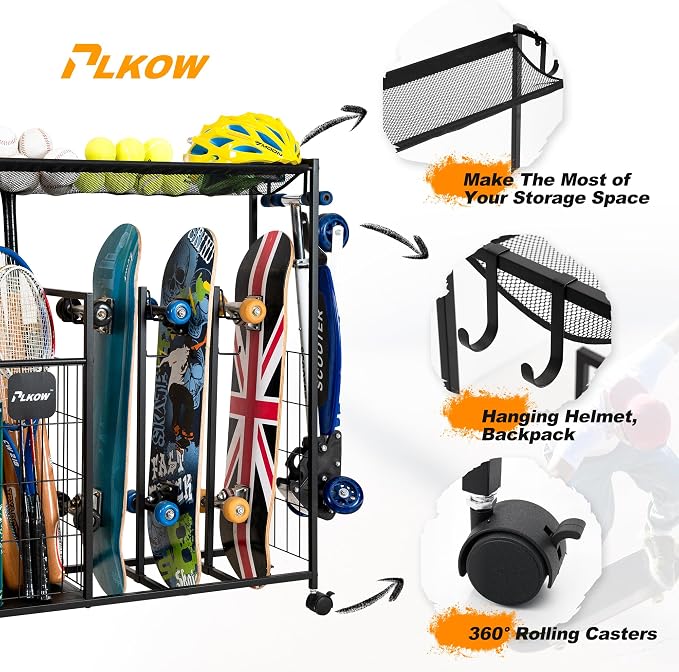 PLKOW Skateboard Storage Rack - Image 5