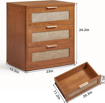 LEYAOYAO Rattan Night Stand - Image 3