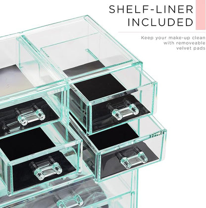 Sorbus Clear Cosmetic Makeup Organizer - Image 6