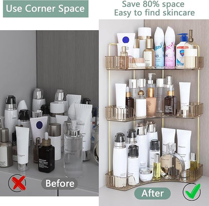 Webetop Countertop Bathroom Organizer 3 Tier Corner Organizer - Image 4