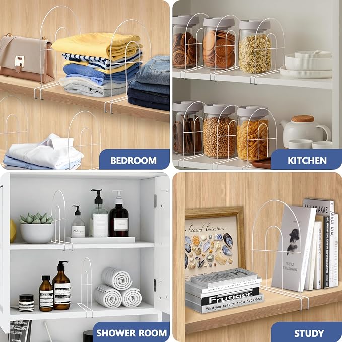 12-Pack 12" Tall Shelf Dividers - Image 7