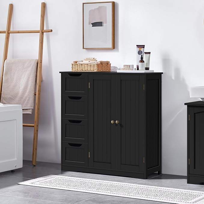 Yaheetech Small Bathroom Storage Cabinet - Image 2