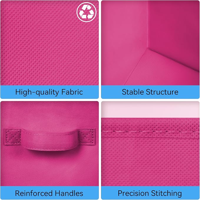 Cupic Cupid 11 Inch Storage Cube, Fabric Cube Storage Bin - Image 7