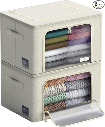 Sorbus Storage Bins with Metal Frame by Sorbus