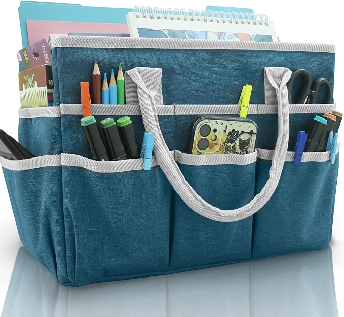 Cupohus Art Organizer Craft Storage Tote Bag by Cupohus