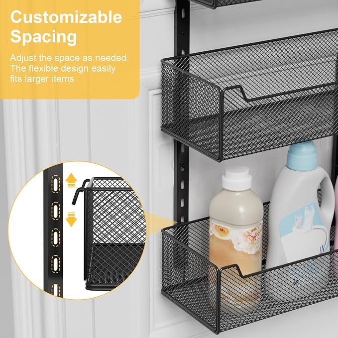 VyGrow Over the Door Organizer, 8-Tier Pantry Organizer - Image 5