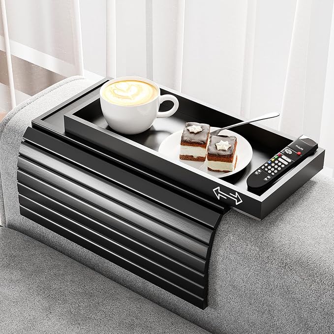 Sofa Arm Rest Tray Table for Couch by Bestjing