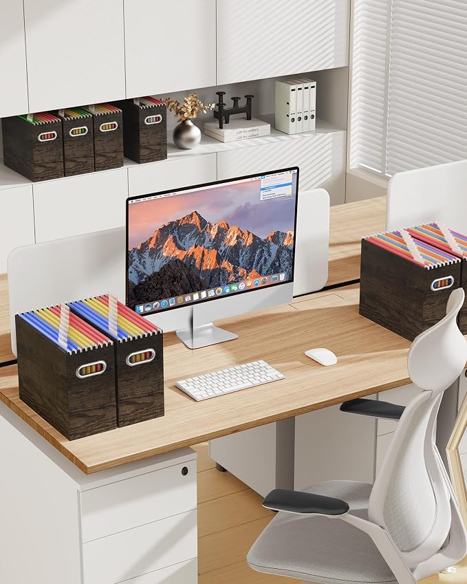 Portable Collapsible Cardboard File Box - Image 3