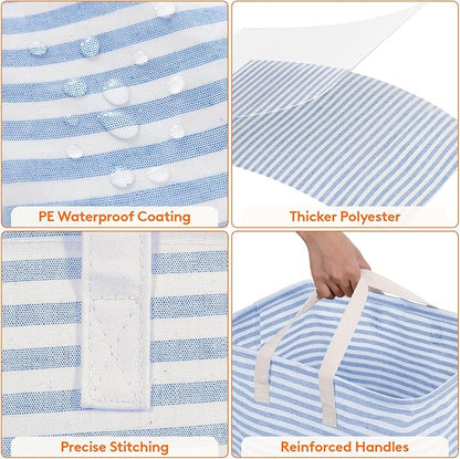 Lifewit 2 Pack Laundry Basket 80L Each, Collapsible Clothes Hamper - Image 6