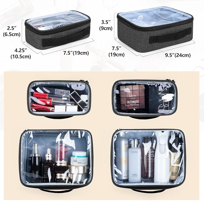 BAFASO Makeup Bag Cosmetic Bag - Image 2
