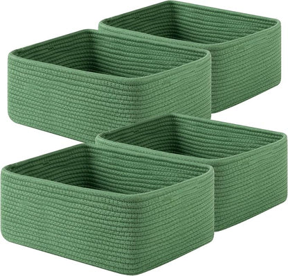OIAHOMY 4 Pack 14.17*11.02*6.3IN Storage Baskets by MasterofSpaceOptimization