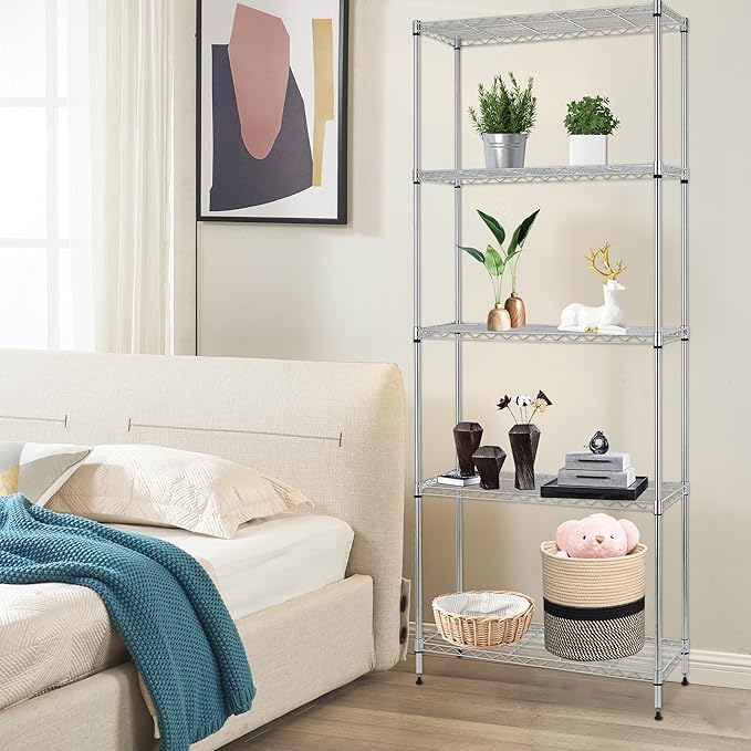 FDW Shelves, Wire Shelving Utility Storage Shelves Shelving Unit NSF Certified - Image 2