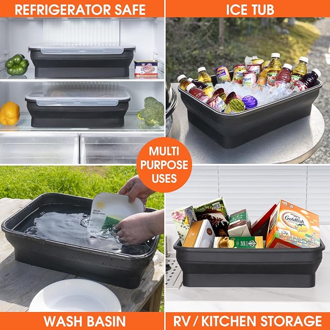 Silicone Collapsible Marinating Container - Image 7