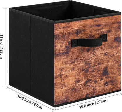 Stero Fabric Storage Cubes, 3 Pack Foldable Storage Bins - Image 2