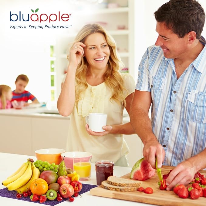 Bluapple FreshMats, Refrigerator Bin Liner, Fridge Drawer Mats, Crisper Life - Image 6